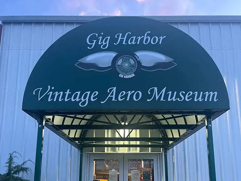 Gig Harbor Vintage Aero Museum entrance